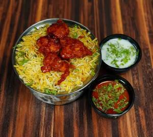 Bonless Chicken Frypiece Biryani Family
