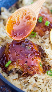 Honey Garlic Chicken Briyani