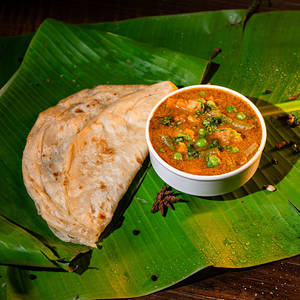 3 Parotta With Mix Veg Curry [Serves 1]..,