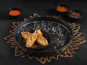Pan Fried Handmade Chicken Dumplings