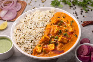 Matar Paneer Rice Bowl