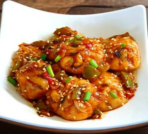 Veg Honey Chilli Momos [Half]