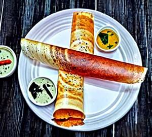 Cheese mysore cut masala dosa