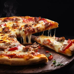 Chicken Cheese Burst Pizza