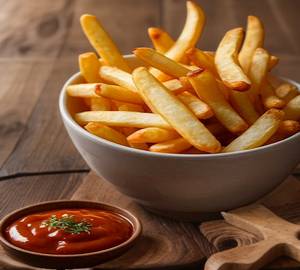 Garlic mayo french fries