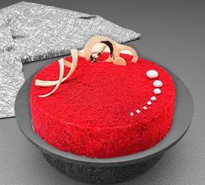 Eggless Red velvet cake