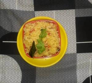 Tomato rice+appalam