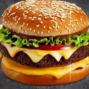 Double cheese burger