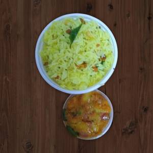 Lemon rice(500ml) + vathal or appalam