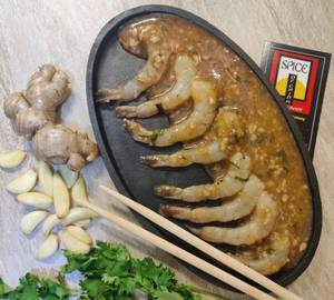 Butter Garlic Prawns  Dry