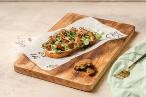 Hummus & Falafel Toast
