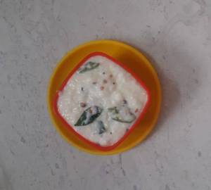 Curd rice with pickle
