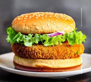 Crunchy Panner Tikki Burger