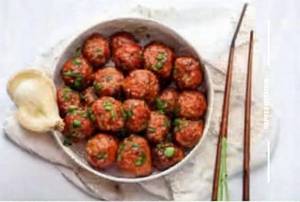 Veg Ball in Garlic Sauce