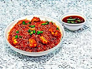 Chicken Schezwan Manchurian Rice