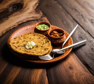 3 Aloo Paratha with Achaar