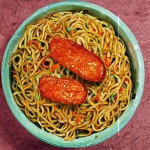 Noodle schezwan franks