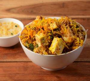 Paneer biryani