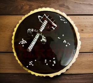 Eggless Dark Chocolate Cake