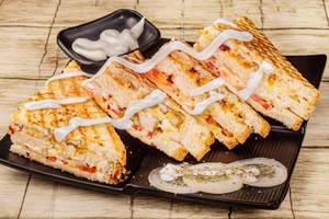 Paneer club sandwich