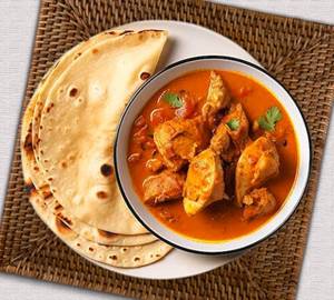 Chicken Curry + Phulka 5