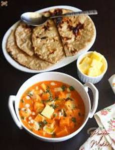 Paneer Makhani + 3 Roti + Salad
