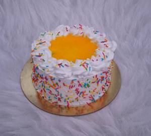 Mango icecream cake