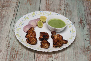 Chicken Boneless Arbi Tikka Kebab (6 Pcs)