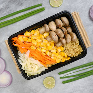 Mushroom Millet Bowl