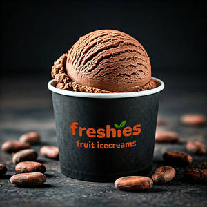 Belgian Dark Chocolate Ice Cream [80 Grams, Serves 1]