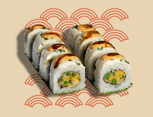 Tempura Asparagus Sushi Roll