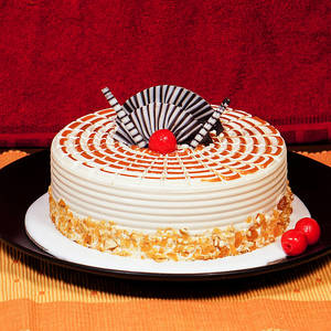 Crunchy Butterscotch Cake