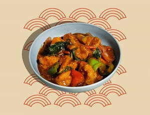 Jumbo Prawn in Thai Chilli Basil Sauce