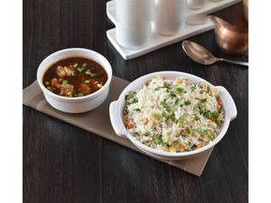 Chicken Fried Rice + Chicken Manchurian