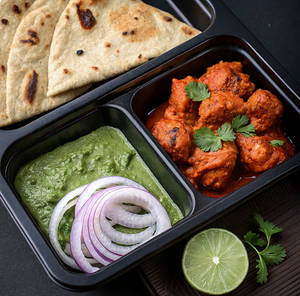 Masala Chaap + Rumali Roti Combo