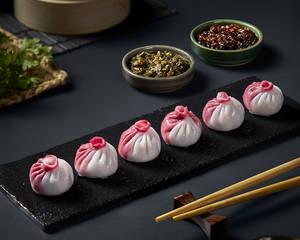 Coriander Infused Chicken Crystal Dimsums (6 pcs)