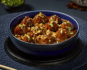 Veg Dumplings in Manchurian Sauce