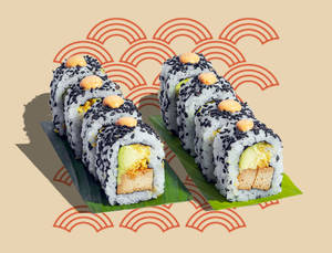 Spicy Tofu & Avocado Sushi Roll
