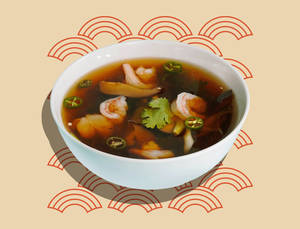 Chilly & Lemon Clear Soup - Prawn