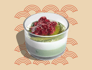 Matcha Coconut Panna Cotta