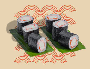 Crab stick Hosomaki Sushi (6 Pcs)