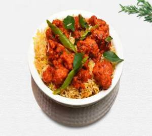 Special Boneless Fry Piece Chicken Biryani