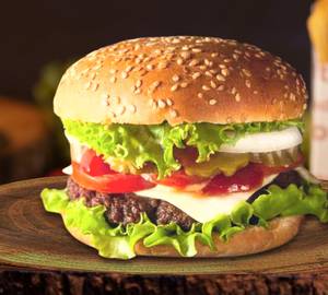 Cafe 555 special burger