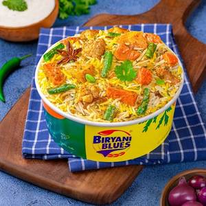 Hyderabadi Veg Dum Biryani [Serves 1]