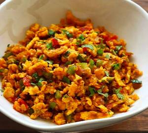 Egg bhurji (2 egg) 1 Phulka