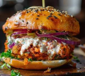 Tandoori burger