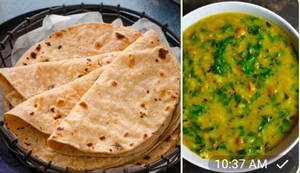 Chapati/rooti Curry