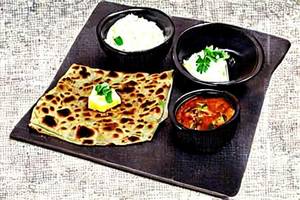 Paneer onion mix paratha