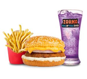 Classic Burger + French Fries + Any Mojito