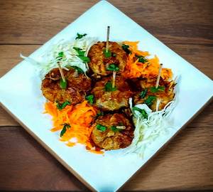 Chicken Pan Fry Spicy Momo(7Pc)